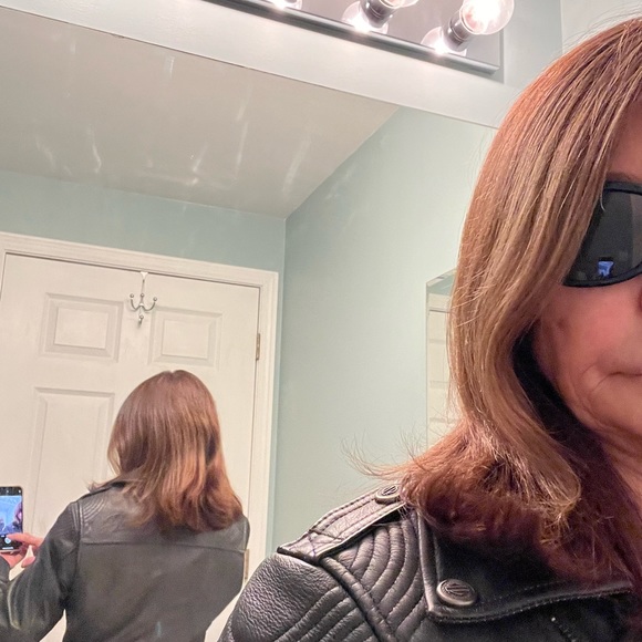 ππ₯Womenβs Genuine Harley-Davidson Bezel Collar Black Leather Jacketππ₯π - Picture 17 of 17